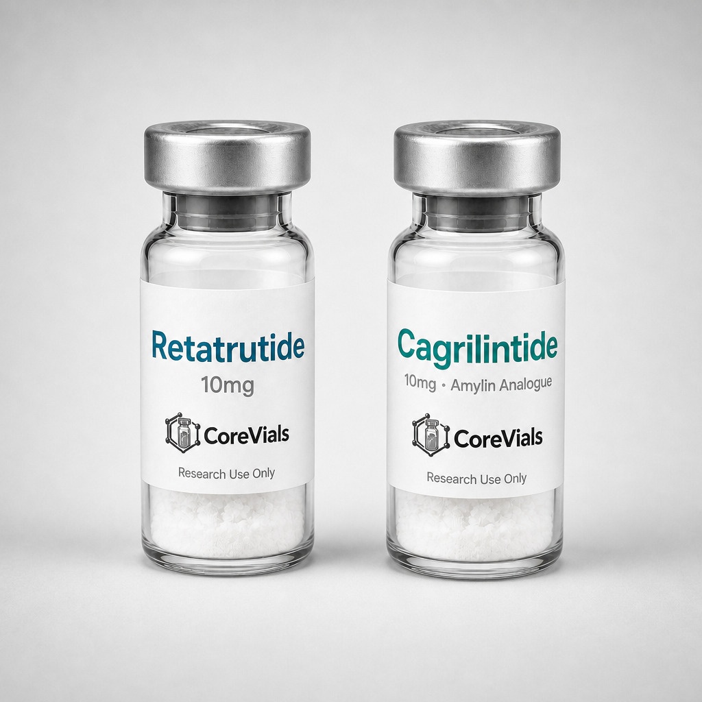 LEAN Blend (Retatrutide + Cagrilintide) Reta 10mg + CAG research vial